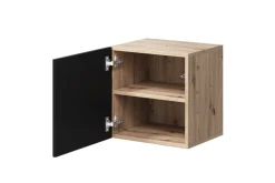 ASHA SZAFKA WISZĄCA 40 1D - czarny mat / artisan