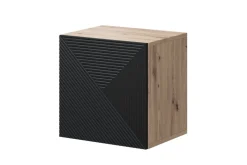 ASHA SZAFKA WISZĄCA 40 1D - czarny mat / artisan