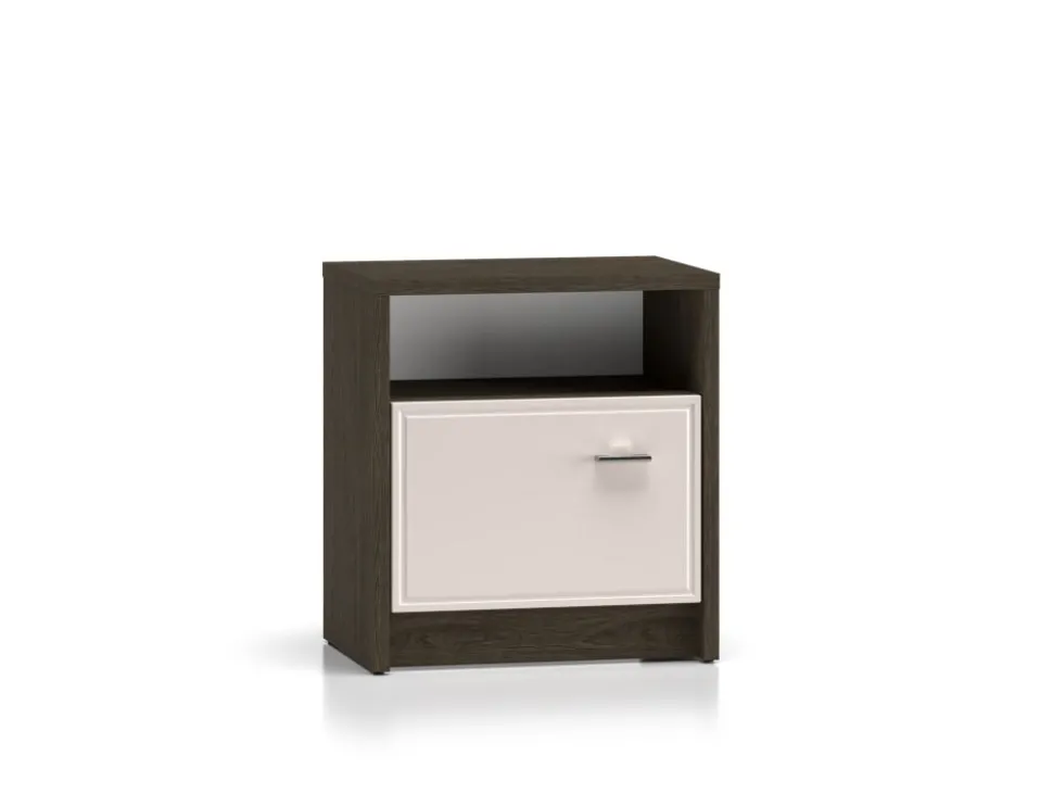 Avante 08 dąb windmill / MDF cashmere połysk - szafka nocna 1D