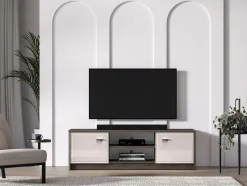 Avante 06 dąb windmill / MDF cashmere połysk - RTV 2D
