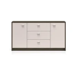 Avante 04 dąb windmill / MDF cashmere połysk - komoda 2D3S