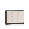 Avante 05 dąb windmill / MDF cashmere połysk - komoda 1D3S