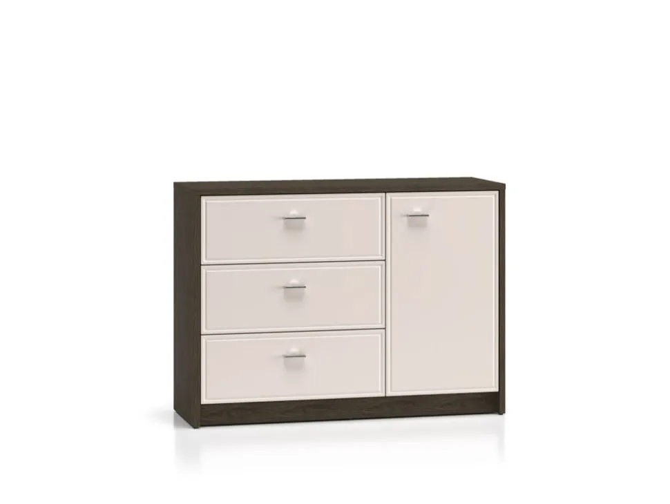Avante 05 dąb windmill / MDF cashmere połysk - komoda 1D3S