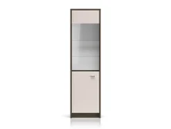 Avante 02 dąb windmill / MDF cashmere połysk - witryna 1DL/P