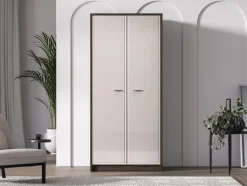 Avante 01 dąb windmill / MDF cashmere połysk - szafa 2D