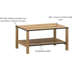 Ława do salonu 80 cm Bellano
