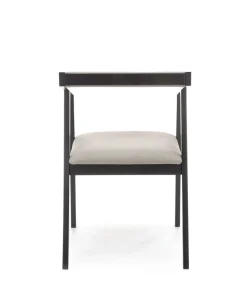 AZUL krzesło czarny / tap. popiel (1p=2szt)1 sztuka