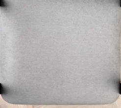 AZUL krzesło czarny / tap. popiel (1p=2szt)1 sztuka