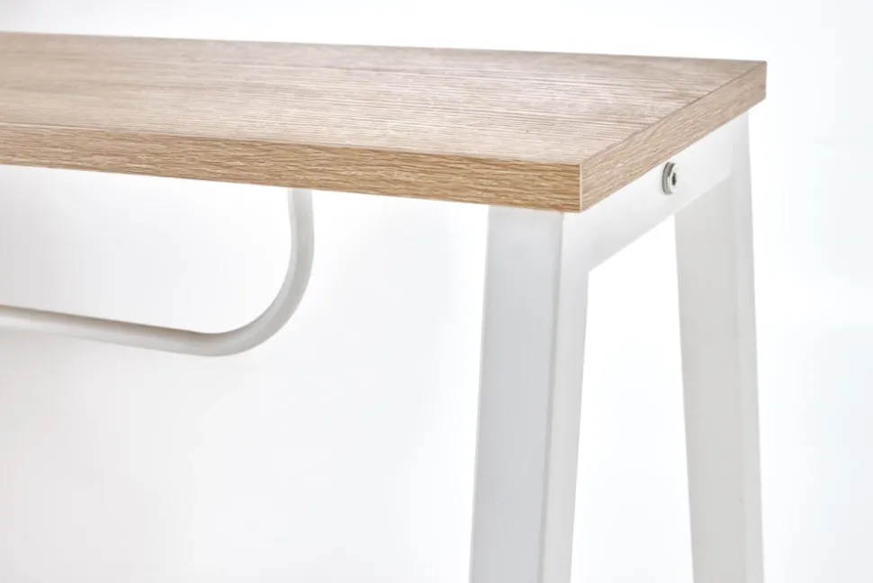B48 biurko dąb sonoma / biały (1p=1szt)1 sztuka