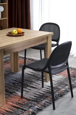 BAGIO stół rozkładany 120-160/80 cm dąb artisan/dąb artisan (1p=1szt)1 sztuka