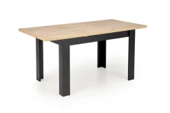 BAGIO stół rozkładany 120-160/80 cm dąb artisan/czarny (2p=1szt)1 sztuka