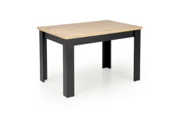 BAGIO stół rozkładany 120-160/80 cm dąb artisan/czarny (2p=1szt)1 sztuka