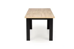 BAGIO stół rozkładany 120-160/80 cm dąb artisan/czarny (2p=1szt)1 sztuka
