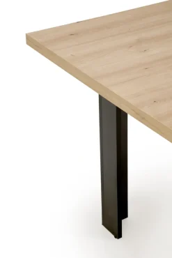 BAGIO stół rozkładany 120-160/80 cm dąb artisan/czarny (2p=1szt)1 sztuka