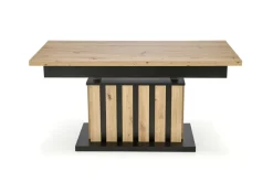 BARETTI ława dąb artisan/czarny (3p=1szt)1 sztuka