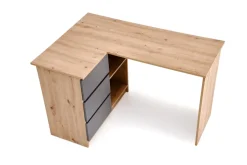 BEGA biurko, dąb artisan / grafitowy (2p=1szt)1 sztuka