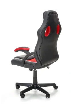 BERKEL fotel gabinetowy czarno-czerwony (1p=1szt)1 sztuka