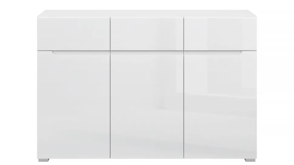 Biała komoda 3D3S Mebelbos Yolk