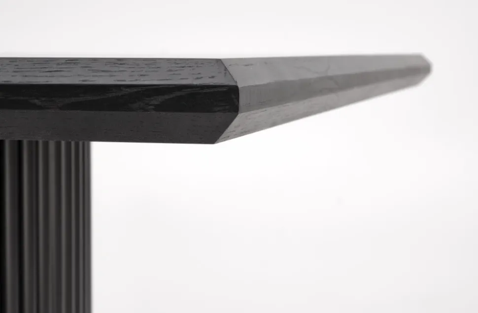 BOLERO stół rozkładany 160-250x90x78 cm dąb naturalny/czarny (3p=1szt)1 sztuka