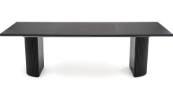 BOLERO stół rozkładany 160-250x90x78 cm dąb naturalny/czarny (3p=1szt)1 sztuka