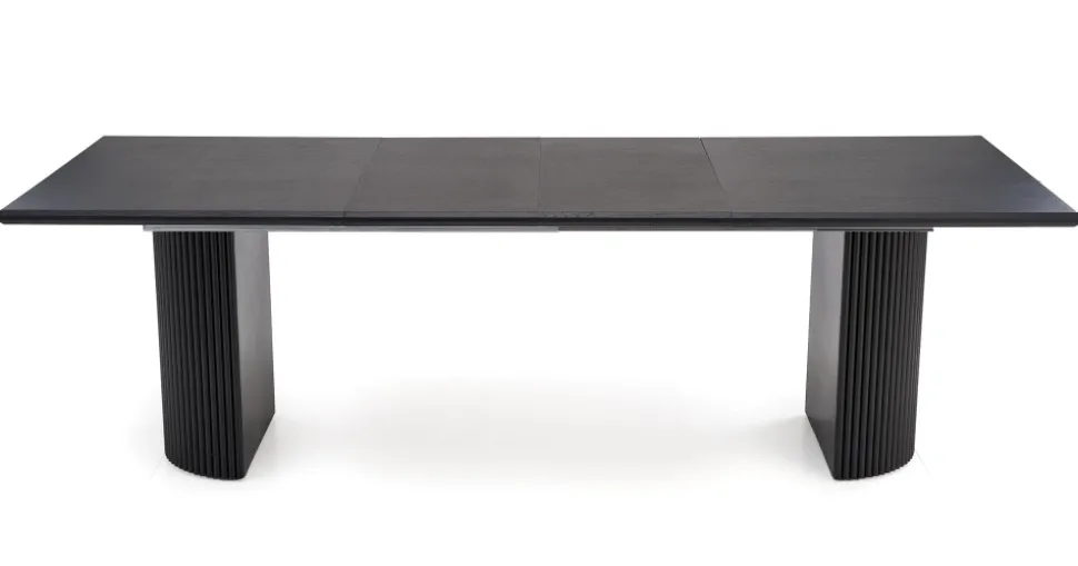 BOLERO stół rozkładany 160-250x90x78 cm dąb naturalny/czarny (3p=1szt)1 sztuka