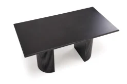 BOLERO stół rozkładany 160-250x90x78 cm dąb naturalny/czarny (3p=1szt)1 sztuka