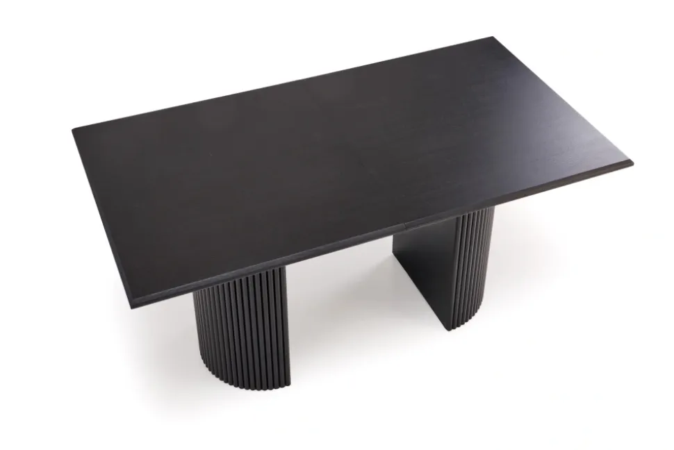 BOLERO stół rozkładany 160-250x90x78 cm dąb naturalny/czarny (3p=1szt)1 sztuka