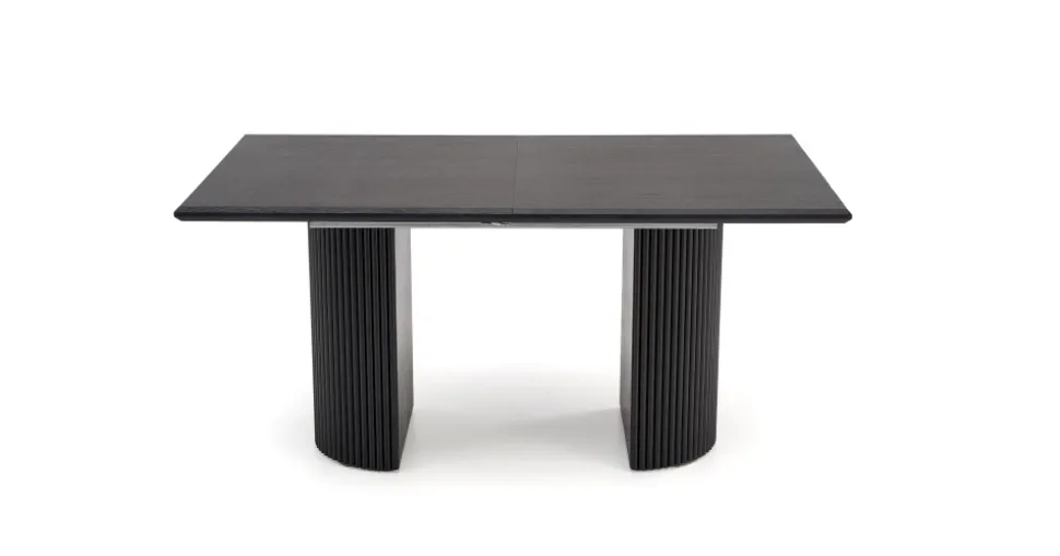 BOLERO stół rozkładany 160-250x90x78 cm dąb naturalny/czarny (3p=1szt)1 sztuka