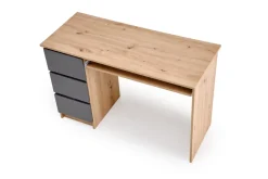 CINO biurko, dąb artisan / grafitowy (2p=1szt)1 sztuka
