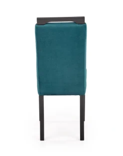 CLARION 2 krzesło czarny / tap: MONOLITH 37 (c. zielony) (1p=2szt)1 sztuka