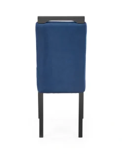 CLARION 2 krzesło czarny / tap: MONOLITH 77 (granatowy) (1p=2szt)1 sztuka