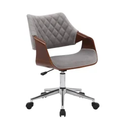 COLT fotel pracowniczy orzechowy/popielaty velvet1 sztuka