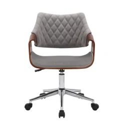 COLT fotel pracowniczy orzechowy/popielaty velvet1 sztuka