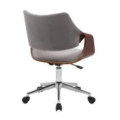 COLT fotel pracowniczy orzechowy/popielaty velvet1 sztuka