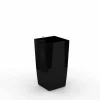 Cube reprezentacyjna donica w kolorze czarnym z wkładem nawadniającym 22x22x41