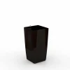 Cube reprezentacyjna donica w kolorze brązowym z wkładem nawadniającym 22x22x41
