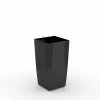 Cube reprezentacyjna donica w kolorze szarym z wkładem nawadniającym 22x22x41