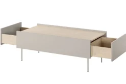 DESIN ŁAWA 120 2SZ - cashmere / dąb nagano