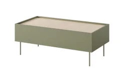 DESIN ŁAWA 120 2SZ - oliwka / dąb nagano