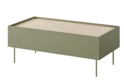 DESIN ŁAWA 120 2SZ - oliwka / dąb nagano