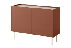 DESIN KOMODA 120 2D - ceramic red / dąb nagano