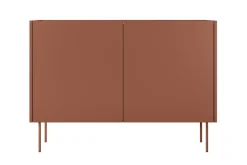 DESIN KOMODA 120 2D - ceramic red / dąb nagano