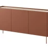 DESIN KOMODA 170 3D4SZ - ceramic red / dąb nagano