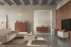DESIN KOMODA 170 3D4SZ - ceramic red / dąb nagano