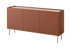 DESIN KOMODA 170 3D4SZ - ceramic red / dąb nagano