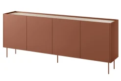 DESIN KOMODA 220 4D2SZ - ceramic red / dąb nagano