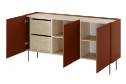 DESIN KOMODA 170 3D2SZ - ceramic red / dąb nagano