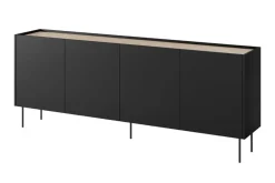 DESIN KOMODA 220 4D2SZ - czarny mat / dąb nagano