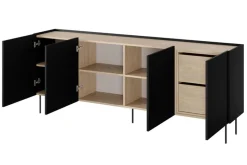 DESIN KOMODA 220 4D2SZ - czarny mat / dąb nagano