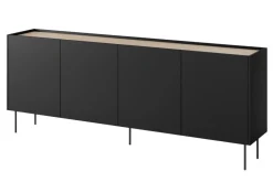 DESIN KOMODA 220 4D2SZ - czarny mat / dąb nagano